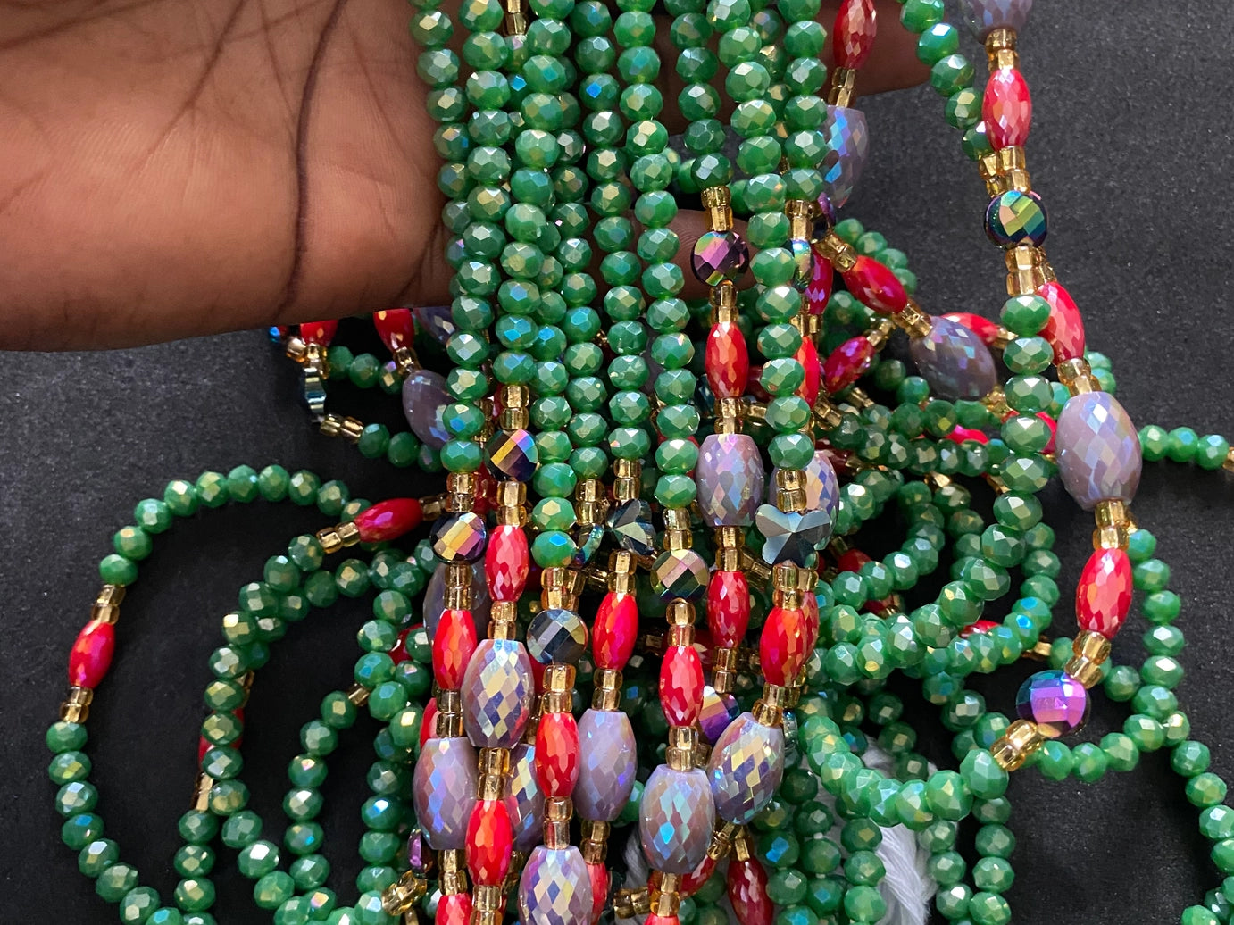 Emerald Essence Waist Beads