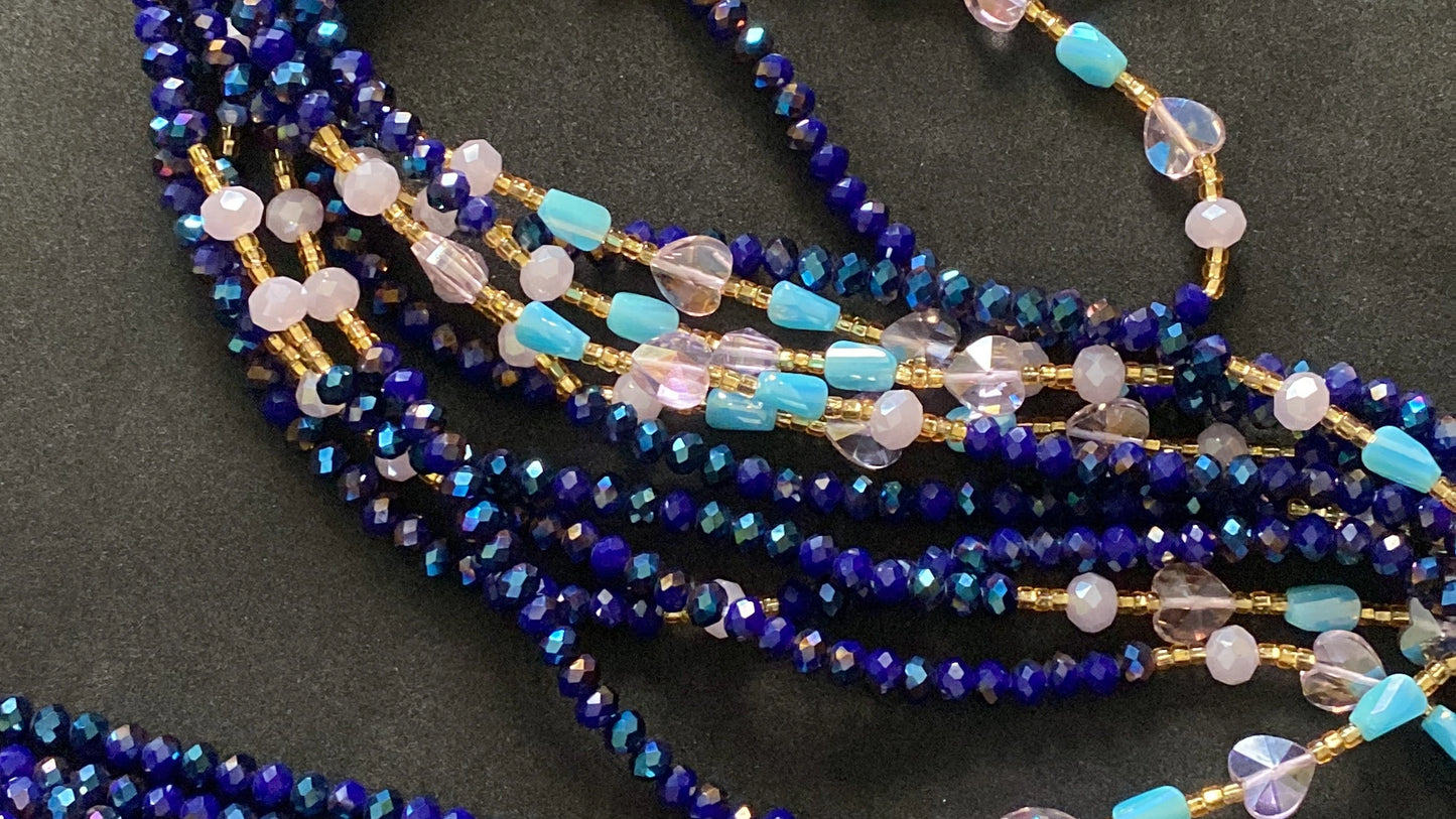 Azure Aura Waist Beads