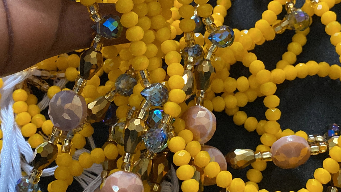 Golden Gleam Waist Beads