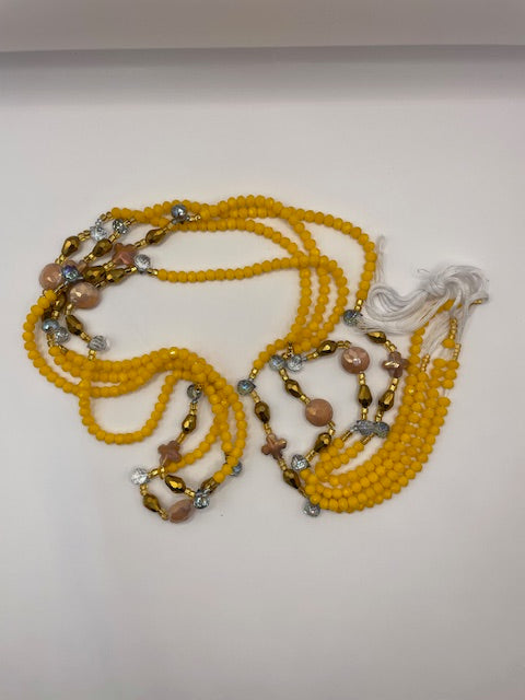 Golden Gleam Waist Beads