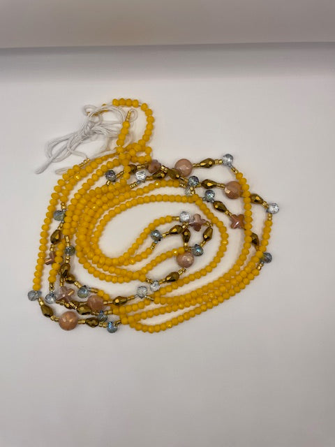Golden Gleam Waist Beads